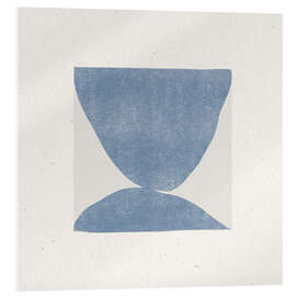 Acrylglasbild Blue Symmetry - The MIUUS STUDIO