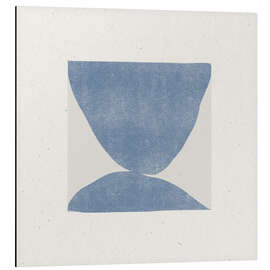 Print på aluminium Blue Symmetry - The MIUUS STUDIO