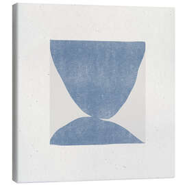 Leinwandbild Blue Symmetry - The MIUUS STUDIO