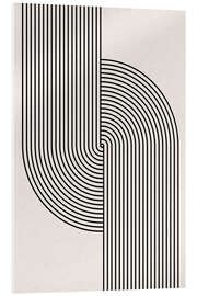 Quadro em acrílico Curved Symmetry - The MIUUS STUDIO