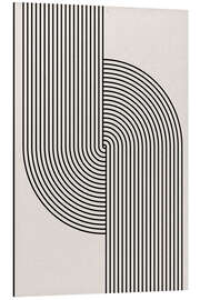 Tableau en aluminium Curved Symmetry - The MIUUS STUDIO