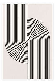 Wandbild Curved Symmetry - The MIUUS STUDIO