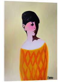 Acrylglasbild Yellow Pullover - Victor Tkachenko