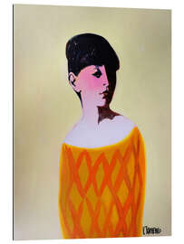 Tableau en plexi-alu Yellow Pullover - Victor Tkachenko