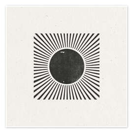 Wandbild Radial Eclipse - The MIUUS STUDIO