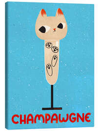 Leinwandbild Champawgne - Carrie Cantwell