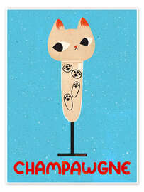 Wandbild Champawgne - Carrie Cantwell