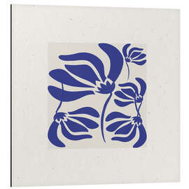 Print på aluminium Blue Petal Dance - The MIUUS STUDIO