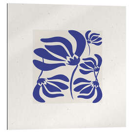 Tableau en plexi-alu Blue Petal Dance - The MIUUS STUDIO