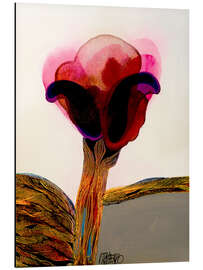 Print på aluminium Crimson Blossoms - Victor Tkachenko