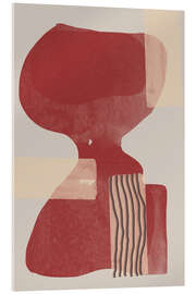 Acrylglasbild Crimson Harmony - The MIUUS STUDIO