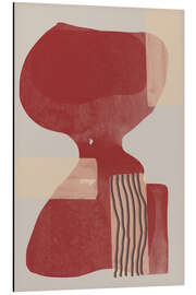 Print på aluminium Crimson Harmony - The MIUUS STUDIO