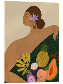 Tableau en verre acrylique Tropical Harmony - Arty Guava