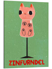 Print på aluminium Zinfurndel - Carrie Cantwell