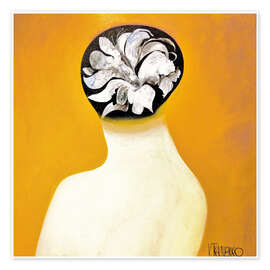 Wandbild Miss Bloom - Victor Tkachenko