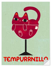 Sticker mural Tempurrnillo - Carrie Cantwell