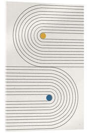 Acrylglasbild Binary Circles - The MIUUS STUDIO