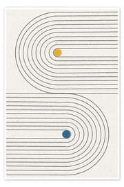 Wandbild Binary Circles - The MIUUS STUDIO