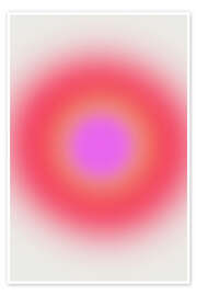 Wandbild Radiant Glow Sphere - The MIUUS STUDIO