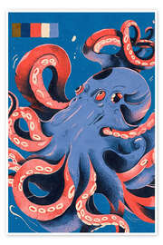 Poster Tentakelwirbel - The MIUUS STUDIO