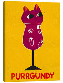 Leinwandbild Purrgundy - Carrie Cantwell