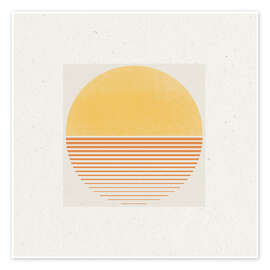 Wandbild Golden Horizon - The MIUUS STUDIO