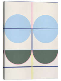 Tableau sur toile Flower Geometrics X