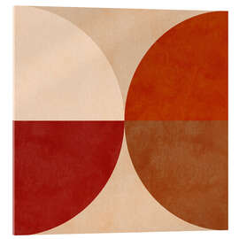 Acrylglasbild Autumn Mid Century Earthy X - Ana Rut Bre