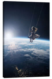 Canvas print Swinging in orbit - Mango Art