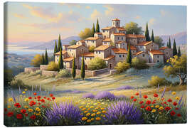 Lærredsbillede South of France - Mango Art