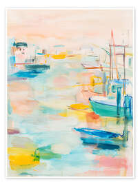 Poster The tranquil sound of the harbor - Peter Roder