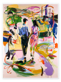 Poster Zweisamkeit im Vorübergehen - Peter Roder