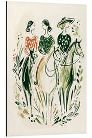 Print på aluminium Elegance on four hooves - Peter Roder