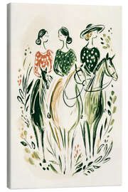 Leinwandbild Eleganz auf vier Hufen