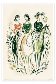 Poster Eleganz auf vier Hufen