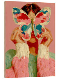 Holzbild Einen Moment vor dem Werden - DejaReve