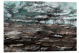 Acrylic print Turquoise Unfolding - Petra Meikle