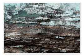 Poster Turquoise Unfolding - Petra Meikle