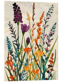 Acrylic print Wildflower meadow - Ohkimiko