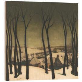 Holzbild Winter - Armand Apol