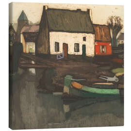 Leinwandbild Kanalufer - Armand Apol