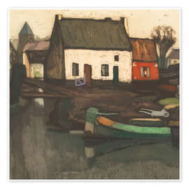 Wandbild Kanalufer - Armand Apol