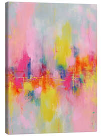 Leinwandbild Vibrierende Neon Träume - Carina Artspace