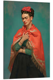 Tableau en aluminium Frida: Art and Tradition - Carina Artspace