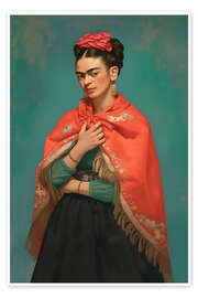 Poster Frida: Kunst und Tradition - Carina Artspace