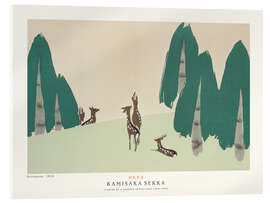 Acrylic print Kasuga Plain (Kasugano) - Kamisaka Sekka