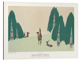 Print på aluminium Kasuga Plain (Kasugano) - Kamisaka Sekka