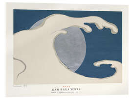 Acrylglasbild Rising waves (Tachinami) - Kamisaka Sekka