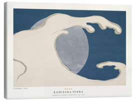 Quadro em tela Rising waves (Tachinami) - Kamisaka Sekka