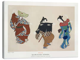 Leinwandbild Dancing Geisha (Odori) - Kamisaka Sekka
